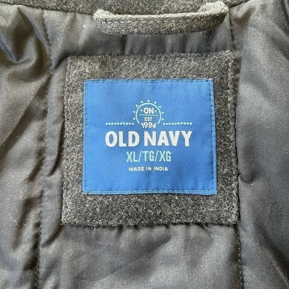 Old Navy Gray Wool Coat size XL/TG/XG - Picture 8 of 16